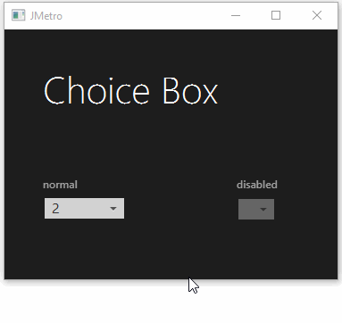 ChoiceBox - dark theme