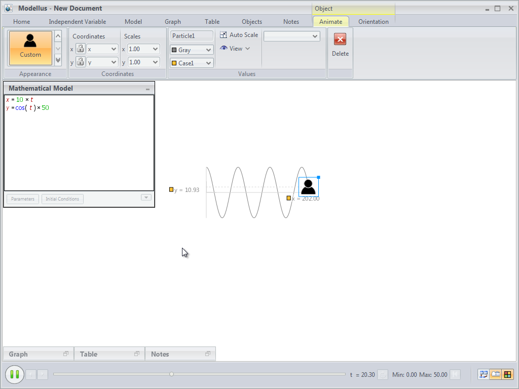 Modellus 5 beta - Selecting an image from disk for the particle - Pixel ...