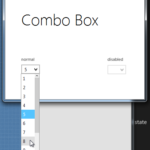 Combo Box JMetro light theme for Java (JavaFX). Inspired by Microsoft Fluent Design System.