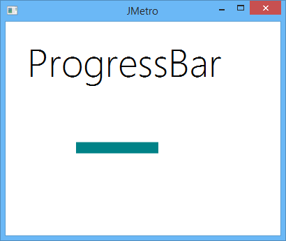 Progress Bar JMetro light theme, Java, JavaFX theme, inspired by Microsoft Metro (now named Fluent Design)